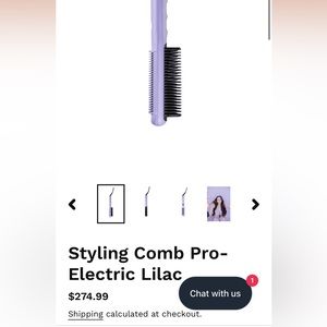 Brand new, never used. DNA HAIR TOOL. Color: lilac 
Has a lift time warranty.